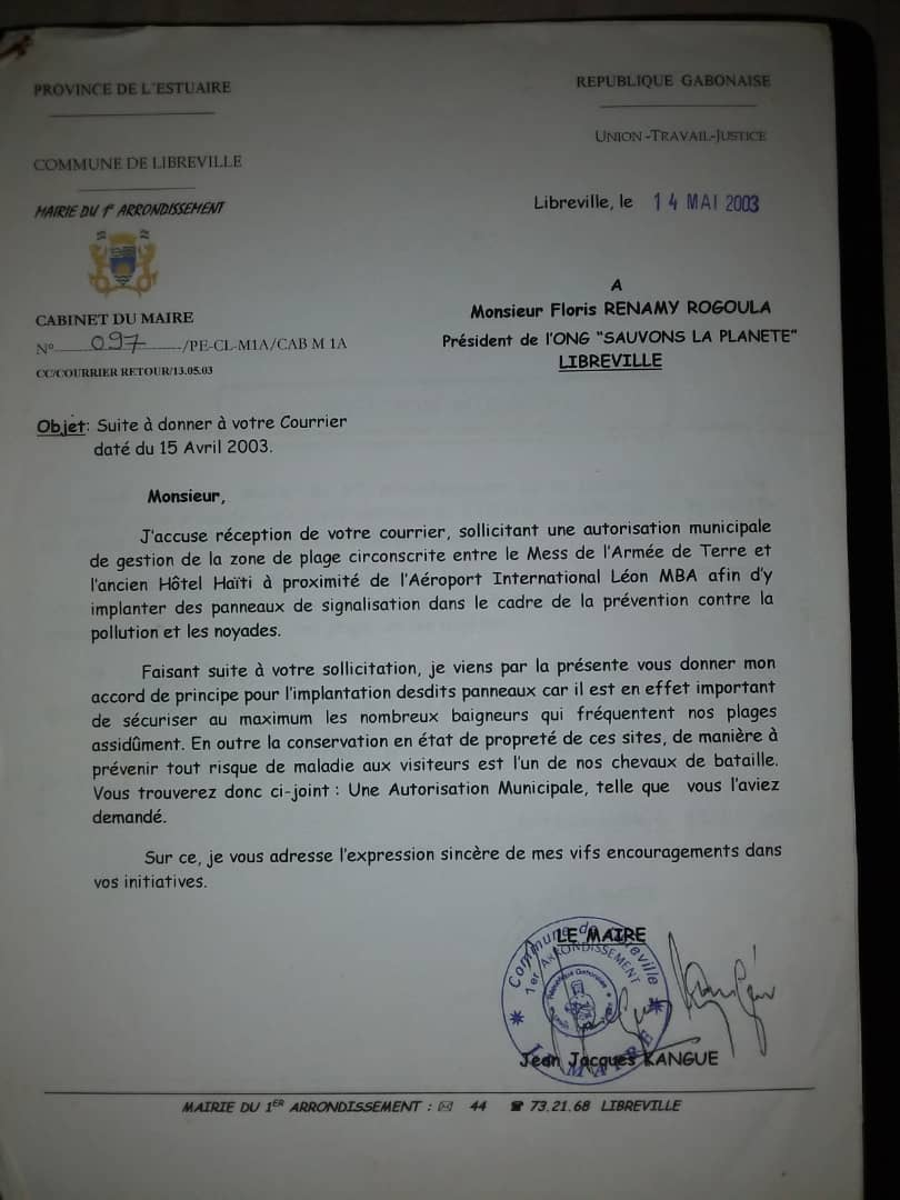 Courrier N°097 Mairie